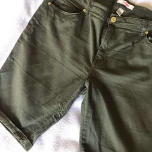 Stretchy Shorts that about an inch or 2 above knee